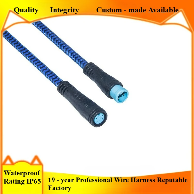 

Водонепроницаемый провод M8, 234-контактный, 5-жильный, 6-жильный, 7-жильный, авиационный провод, плетеный провод, водонепроницаемый разъем для мониторинга