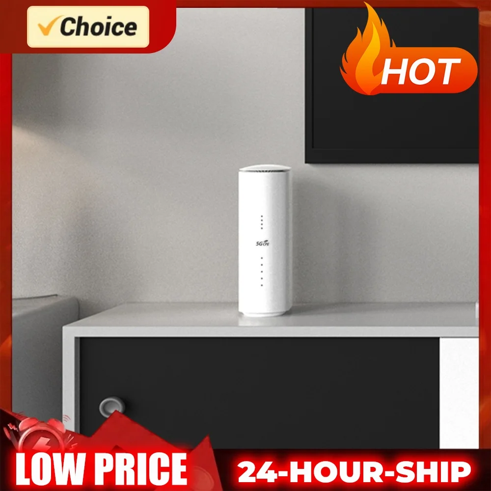 Built-in Multiple Antennas Wireless Router with SIM Card Slot WiFi Routers Multiple Network Interfaces 5G Router for Home Office