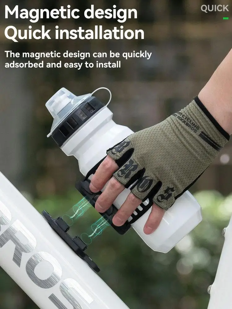 AliExpress Bicycle Magnetic Water Bottle Holder Strap Type Quick Release Mountain Road Small Cloth Folding Bike Water Cup Holder