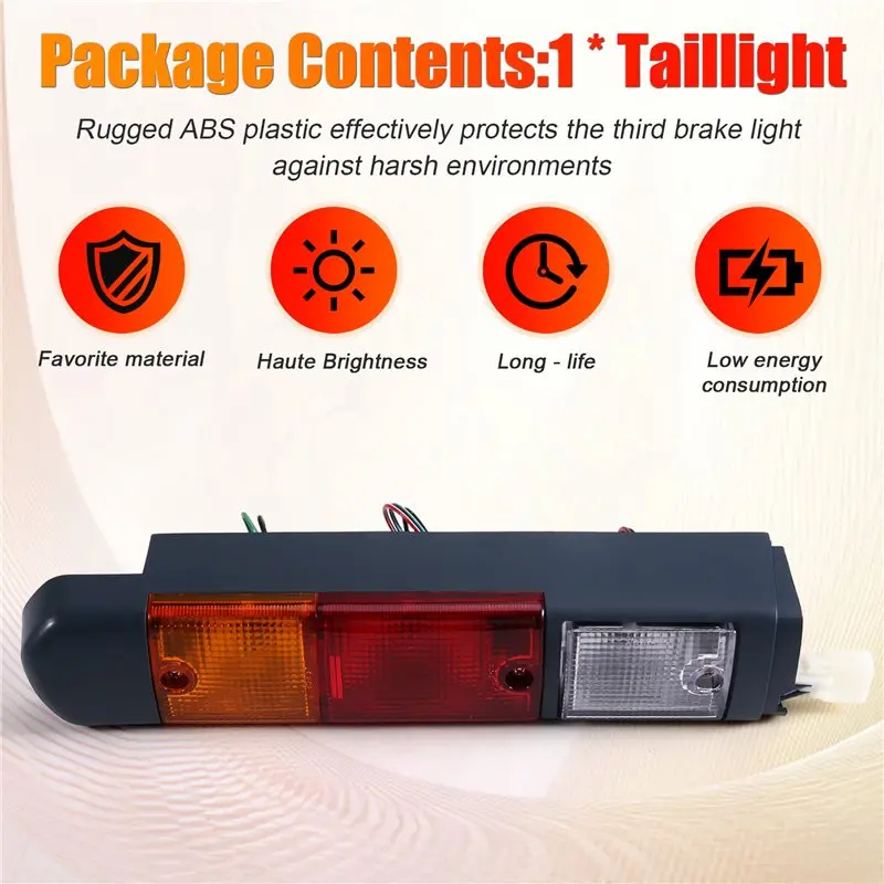 AB56-Rear Taillight Lamp 3 Color For Toyota Forklift Part Numbers 56630-13150-71 566301315071 Model Codes 7FB10-30 7FBH10-30