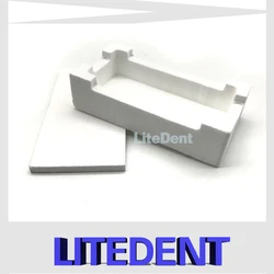 Zirkondahn-crisol cuadrado de circonita, bandeja de cerámica para horno de sinterización de alta temperatura, CAD CAM