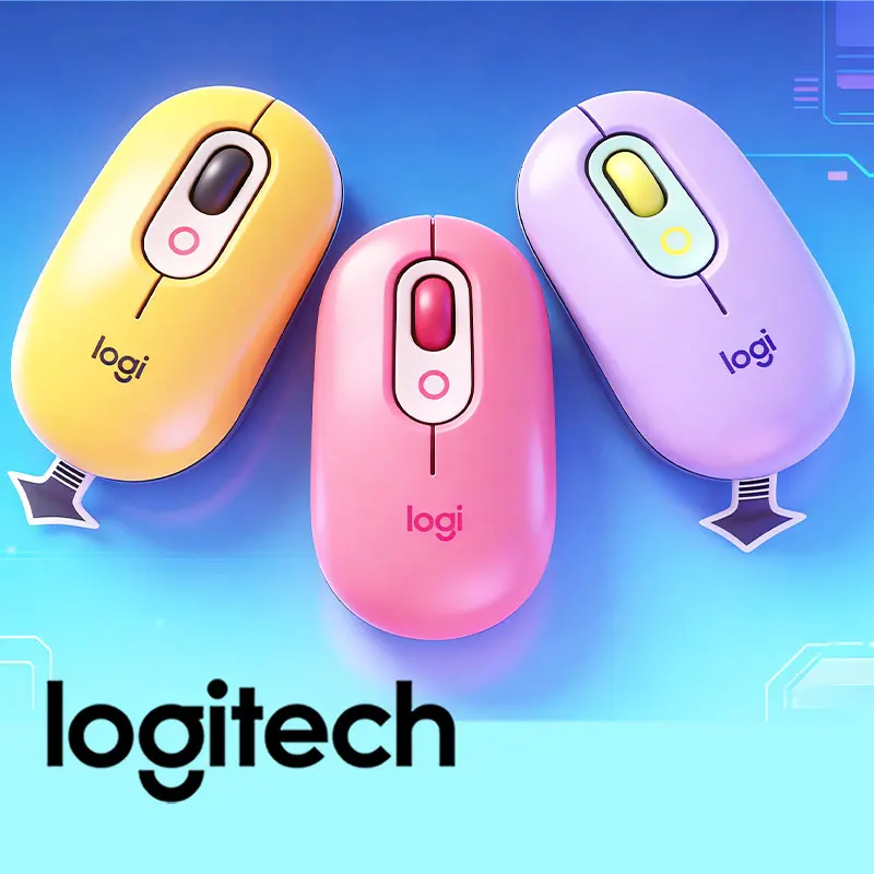 

Logitech M350POP Необходимо для рабочих женщин! Двухрежимная бесшумная беспроводная портативная мышь, супер удобная для офисного использования M350