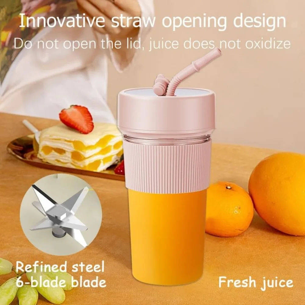 11.83 OZ BPA-Free Personal Blender,With USB Charging, Type-c Charging Port,Makes Smoothies and Shakes Creamy