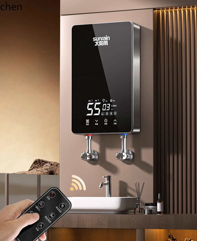 سخان مياه كهربي فوري LXC للاستحمام، غرفة تأجير خاصة، مرحاض دش منزلي صغير فوق تسخين المياه