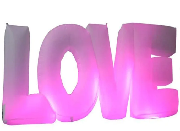 Inflatable Letter Wall for Wedding and Valentine's Day