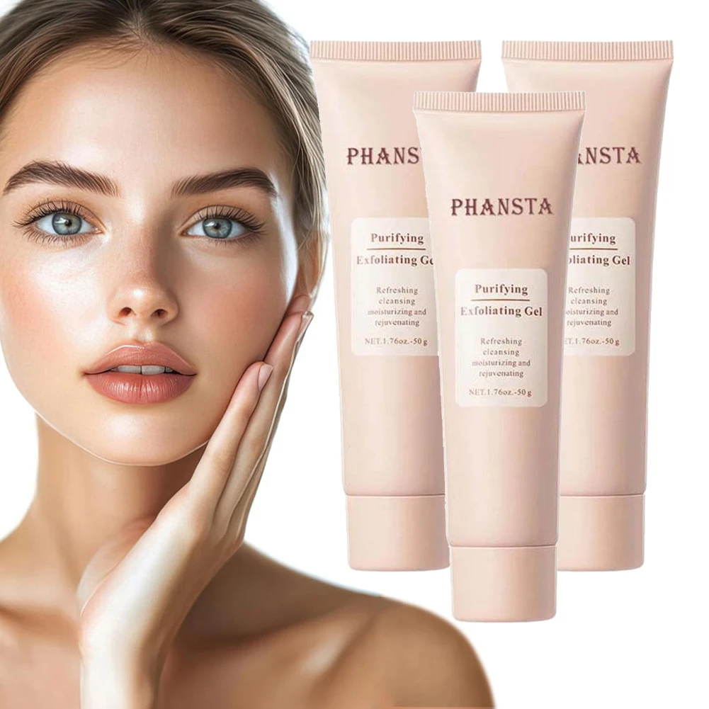 

1/2/3PCS Face And Body Moisturizing Scrub Gel Purifying Gel Smooth Exfoliating Facial Keratin Cleansing Cream For All Skin Care