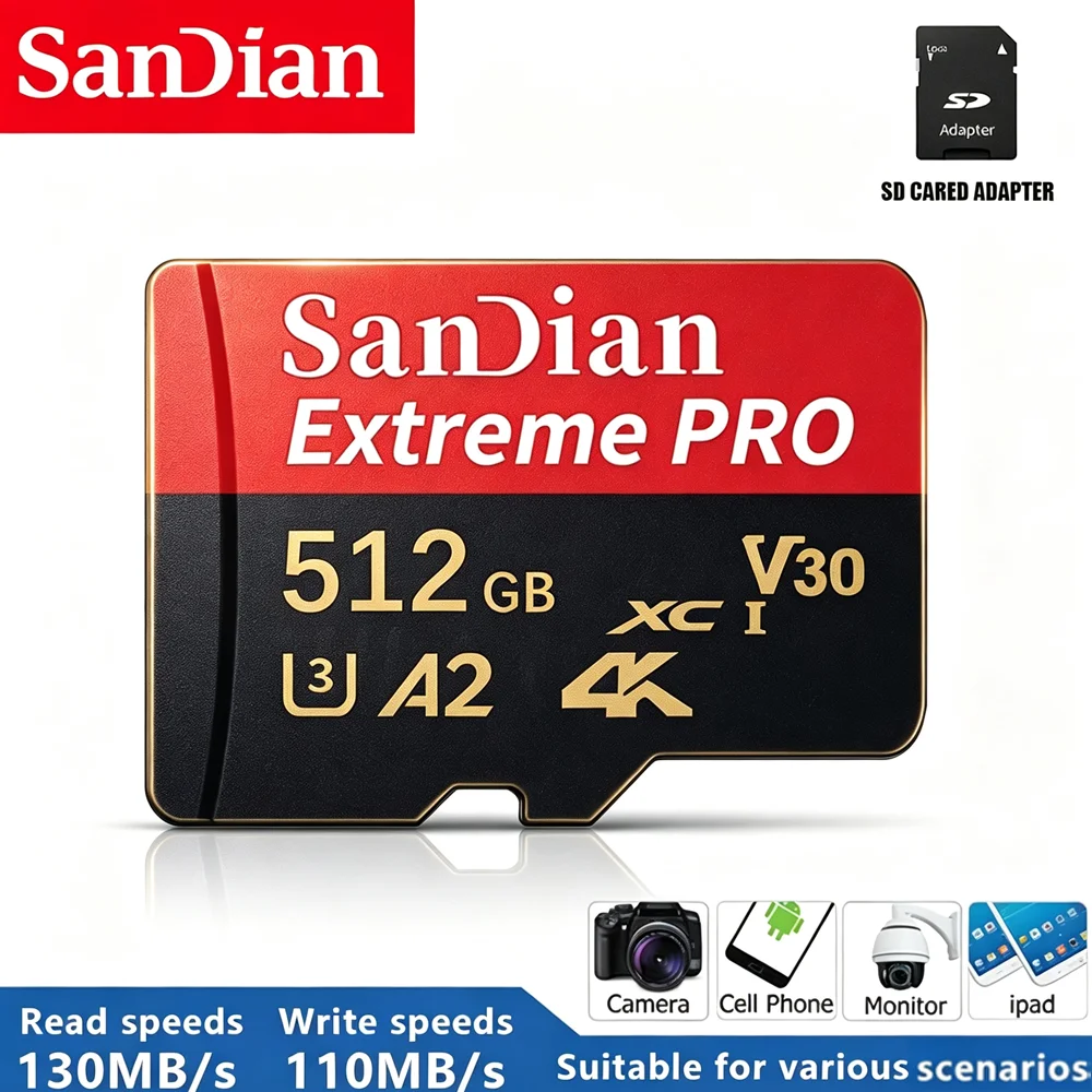 Micro SD Card Memory 256GB 512GB Extreme Premium 64GB 128GB Super Speed for Camera Laptop Gaming Fast Top Rated 2026