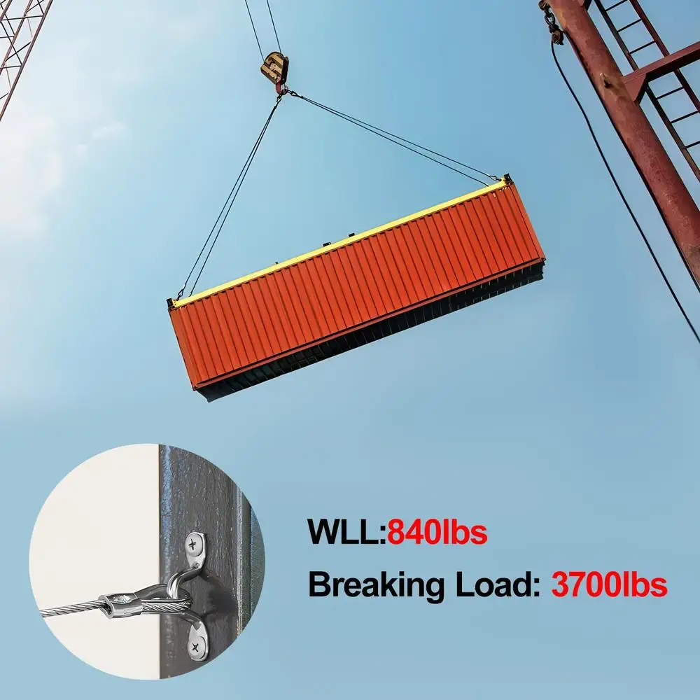 500FT 304 Stainless Steel Cable Decking Railing 3/16 inch 7x19 Strand 3700lbs Breaking Exercise Winches Control Cables Shade