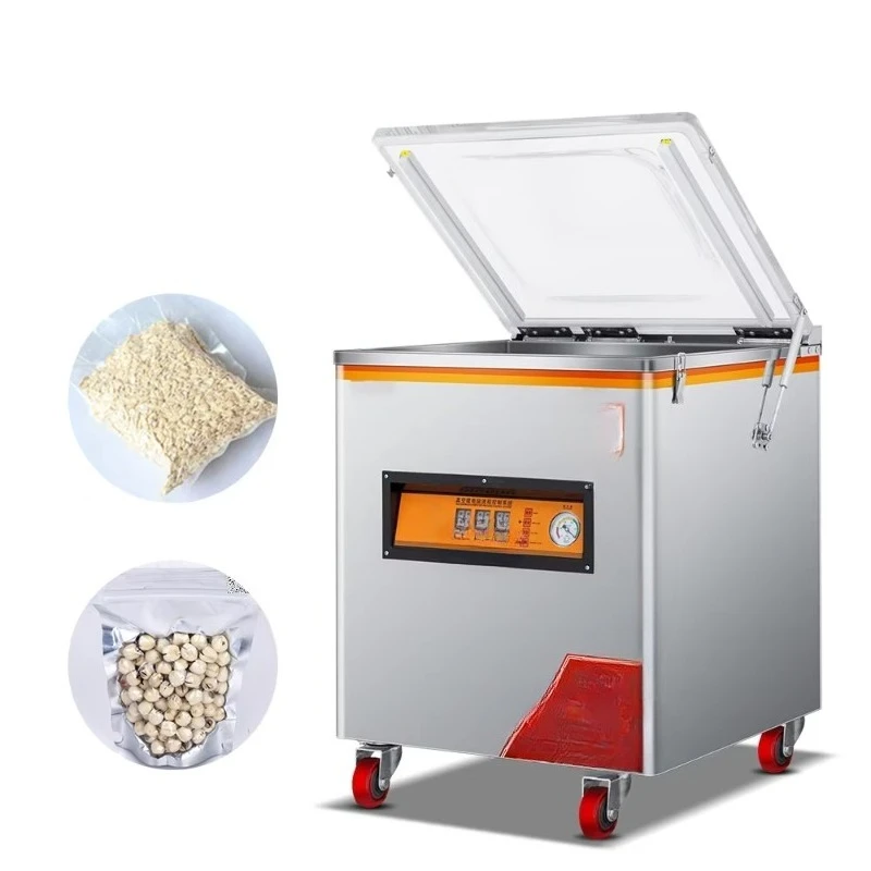 

Frozen Pizza Vacuum Food Sealer, Vacuum Dried Date Packaging Machine Deep Chamber Snack Meat