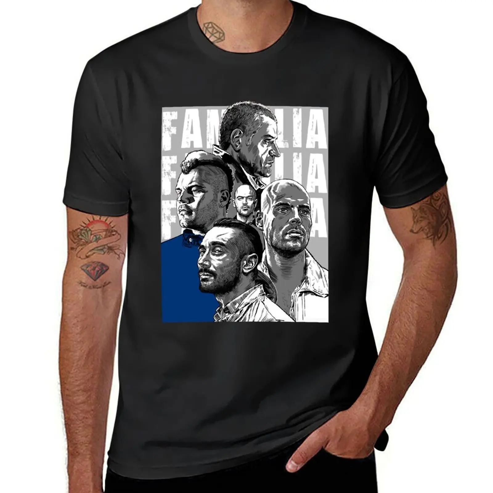 Mens My Favorite Famiglia Immortale And Gomorra Premium Gifts Music Fans T-Shirt customs Short sleeve tee men