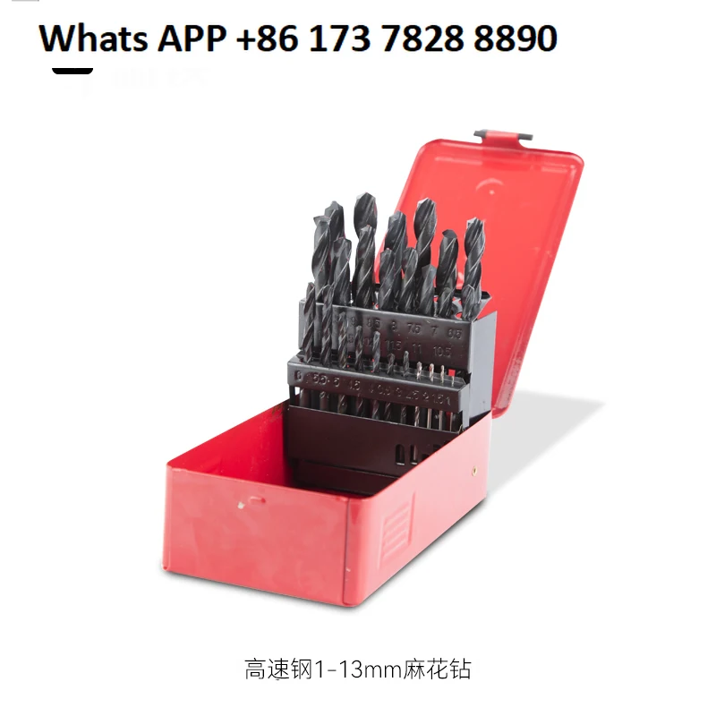 

Twist drill bit straight shank high cobalt speed set 1