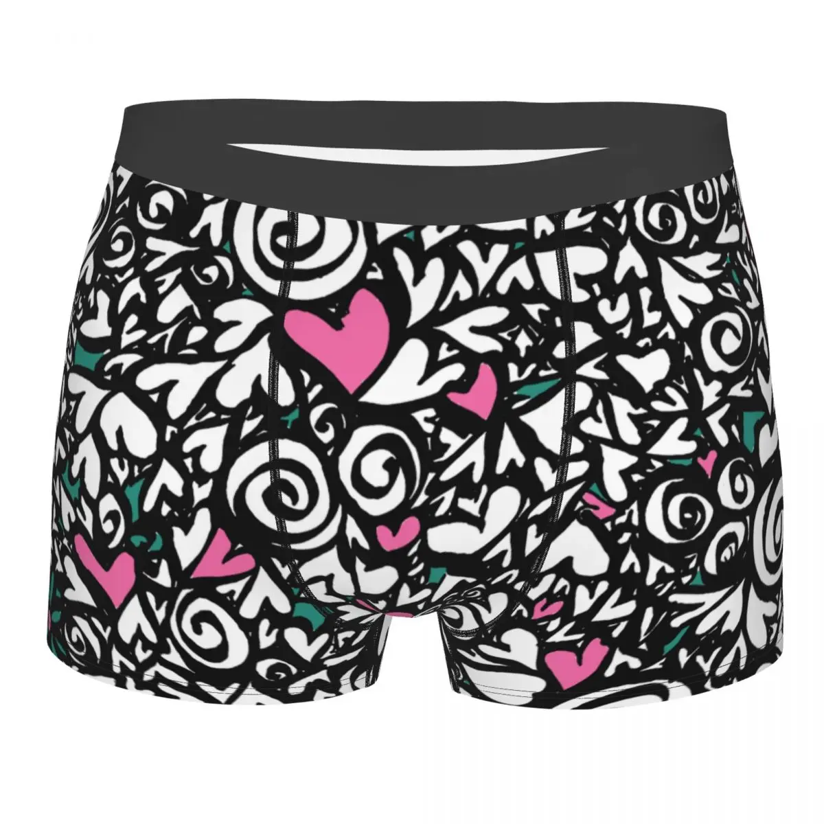 Heart And Soul Man's Boxer Briefs Underwear Highly Breathable High Quality Sexy Shorts Gift Idea