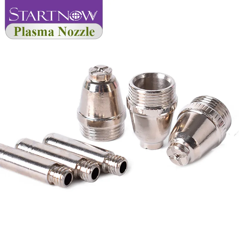 Startnow Plasma AG60 25PCS Nozzle Caliber 1.3 Electrode Shield Cups Kits SG55 WSD60 For Plasma CNC Cutters Consumables