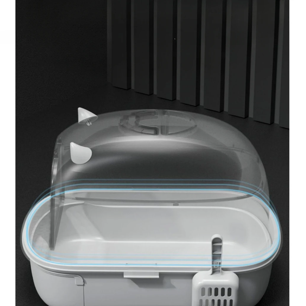 Imagem -04 - Odor-proof Cat Litter Box Totalmente Fechado wc Dobrável Armazenamento Gaveta-estilo Pet Fornecimentos Extra Grande