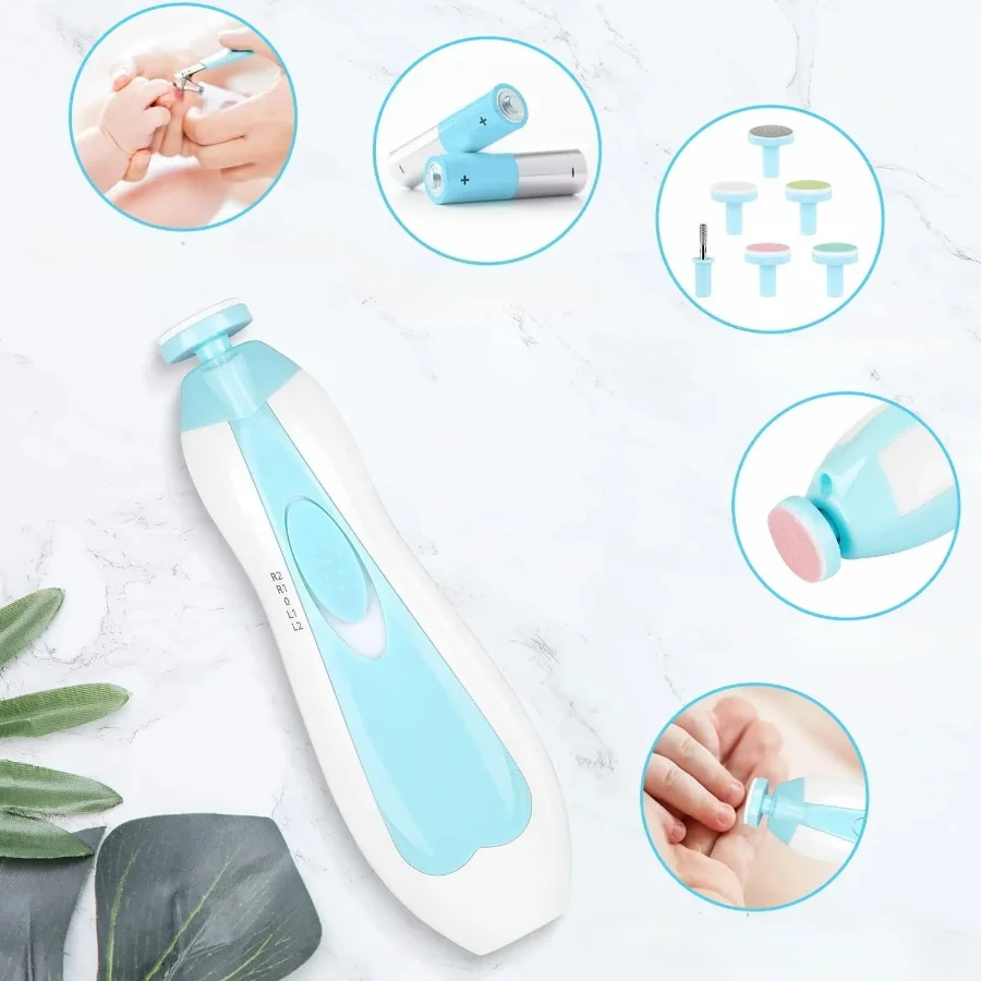 

Детский электрический триммер для ногтей, детский инструмент для полировки ногтей, уход за ребенком, многофункциональный резак для ногтей, триммер, детский маникюрный набор