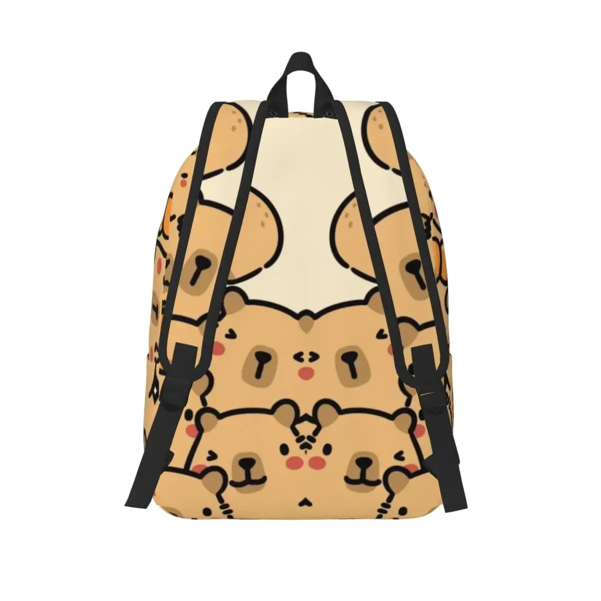 Capybara Printed Lightweight Casual Schoolbag For School, Outdoor, Shopping