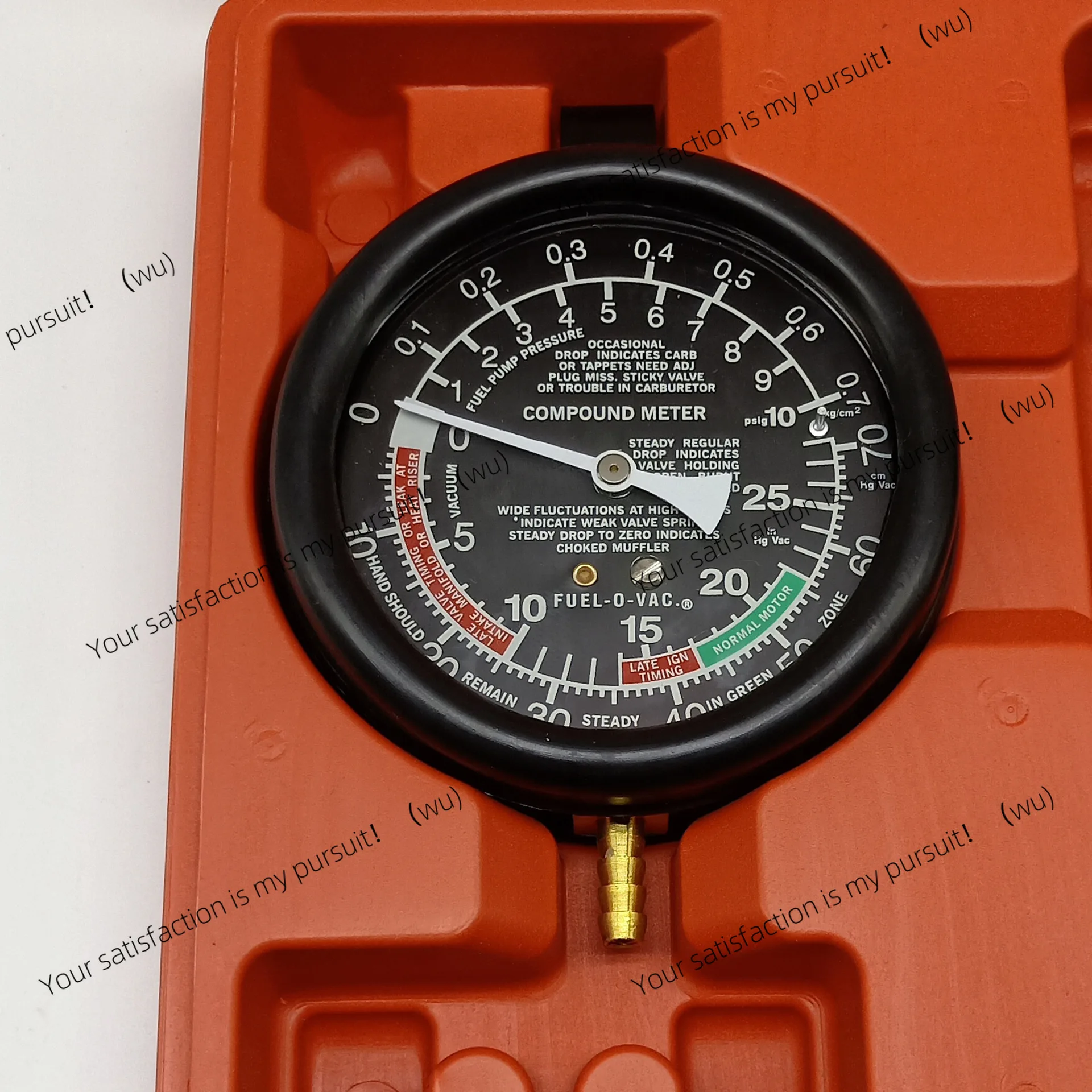 TU-1 Car Vacuum Pressure Gauge - Fuel Pump Pressure Vacuum Tester Gauge review and price