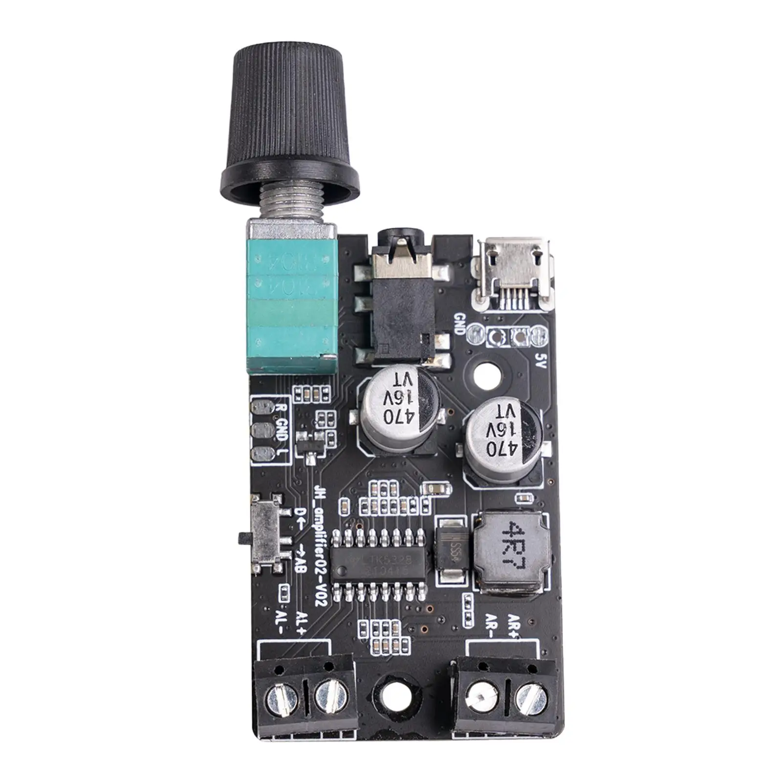 

Digital Audio Amplifier Board with 3.5mm Audio Cable Mini Audio Amplify Board for DIY Sound System