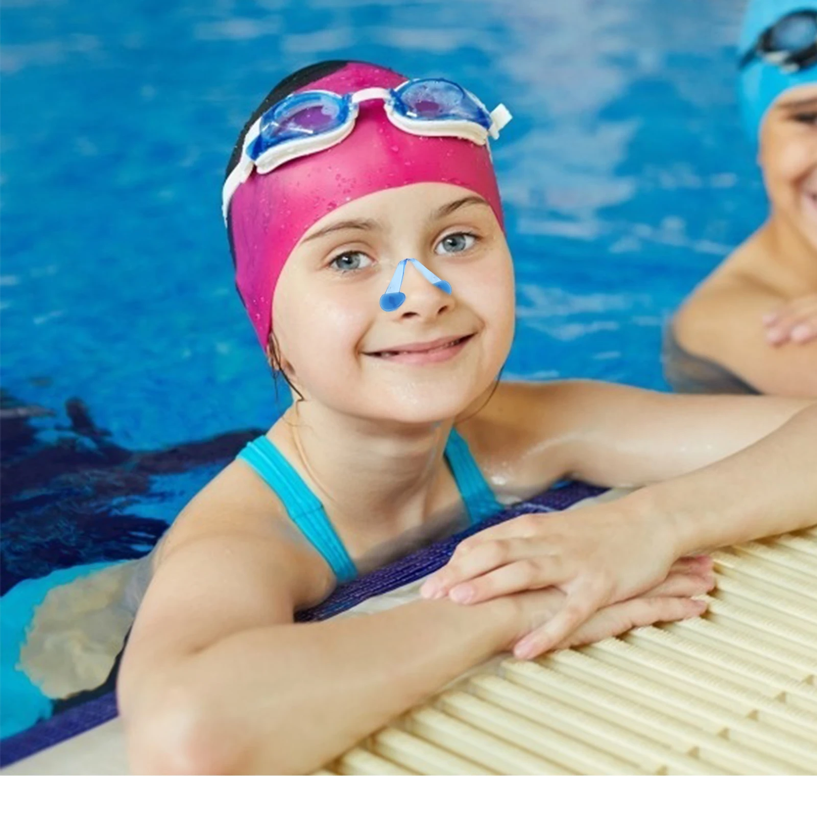 

10Pcs Silicone Nose Clips Professional Swimming Nose Protector Waterproof Durable Pool Swimming Supply Pool Accessories