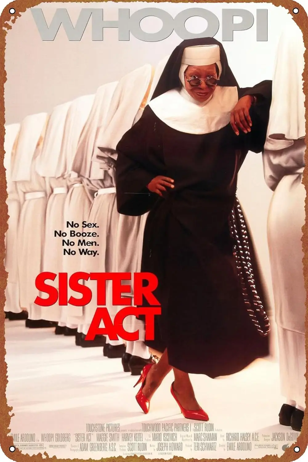 Sister Act Vintage Metal Tin Sign Garage Sign Wall Decoration Old Car Shop Poster Oil Station Sign 8 × 12 inches 1pc sign sign