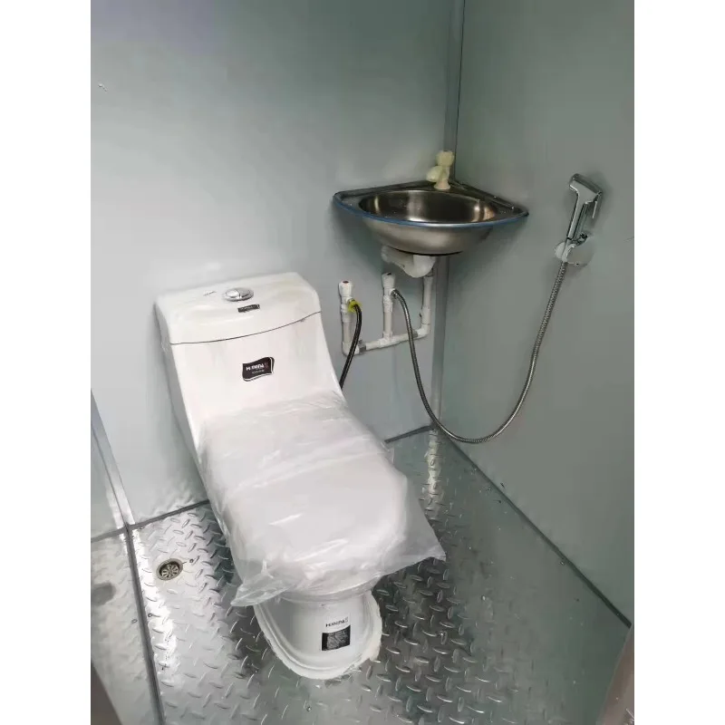 Portable prefabricated housing public outdoor shower mobile toilet