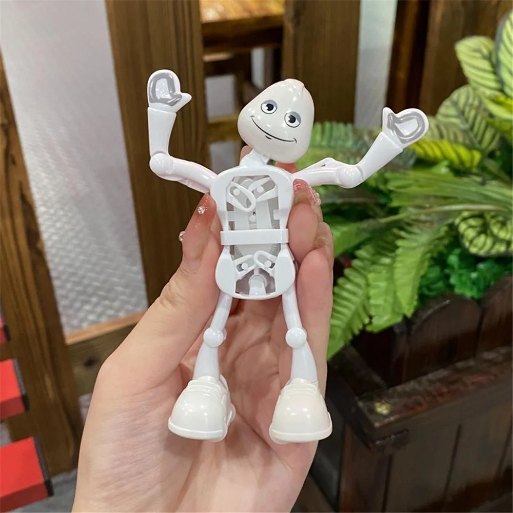 Dancing Clockwork Robot Desktop Ornaments Robot Swing Toy Adult Children Decompression Toy Novelty Creative Children's Gifts