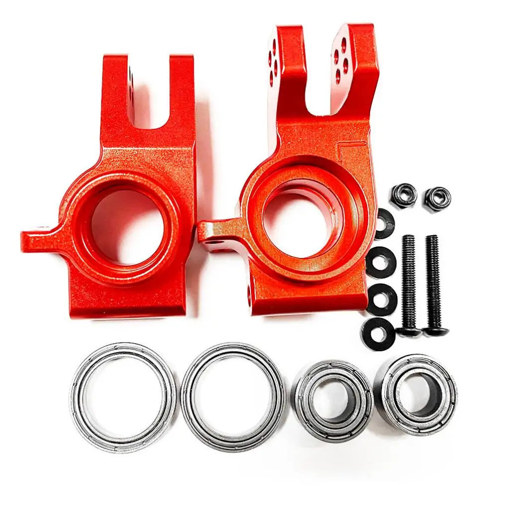 RCGOFOLLOW 2 pz In Lega di Alluminio Resistente All'usura Mozzo Posteriore Carrier Per 1/7 Mozzi Posteriori ARRMA 6S RC Parte di Auto RC Accessori Auto Rosso