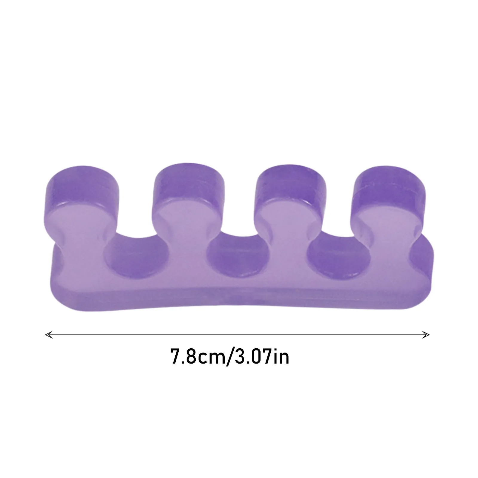 Soft Silicone Manicure Pedicure Nails Finger Separator Toe Corrector Toe Separators for Pedicure Toe Separators Tool for Women
