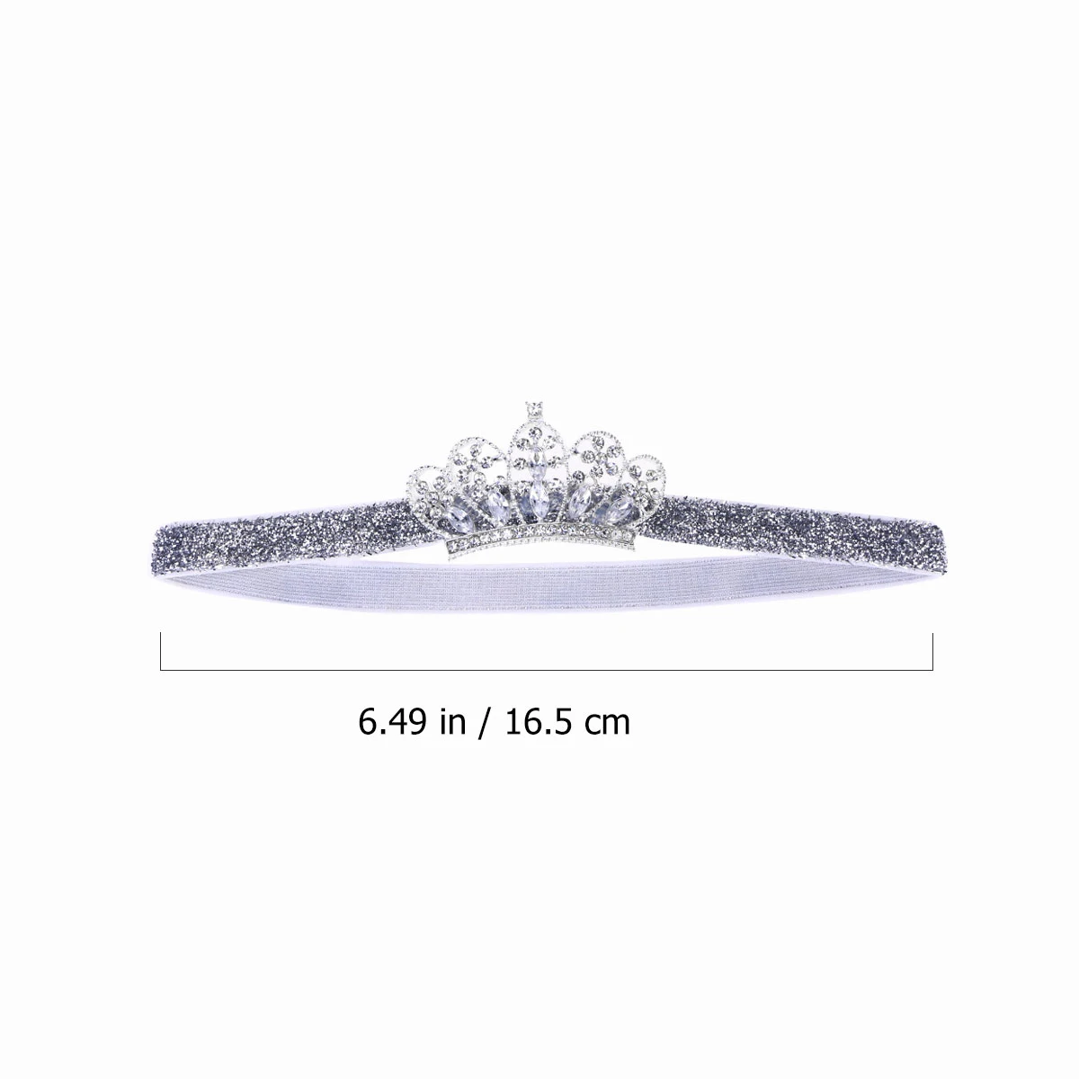 

Rhinestone Crown Baby Girl Headb Elastic Comfortable Costume Prop Birthday Photography Tiara Tiara Headb Child
