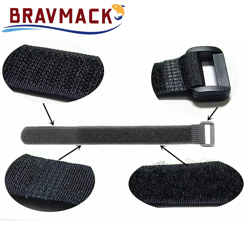 10pcs nylon Cable Ties Reusable Hook and Loop Strap for Organizing Wires and Cords - Secure and Convenient Fastening Solution view 2