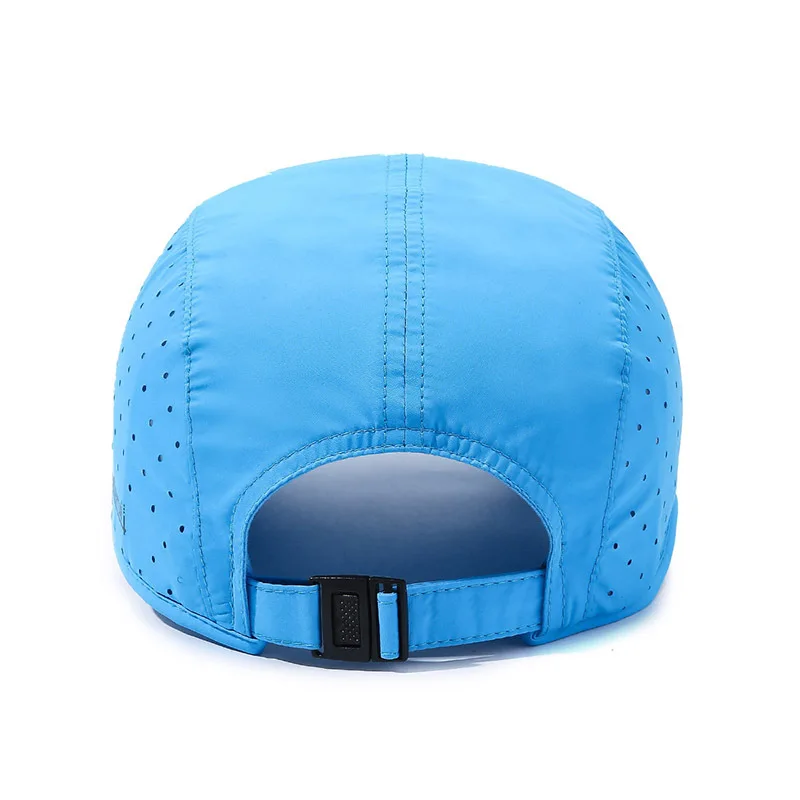 Gorra de béisbol transpirable impermeable de secado rápido para deportes al aire libre, gorra de verano para hombres y mujeres, gorra fina ajustable