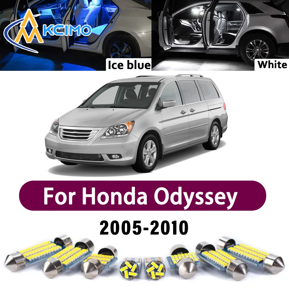 

Error Free LED Interior Light Kit for Honda Odyssey 2005-2010 Premium Bright Dome Trunk Mirror Reading Lamps Canbus