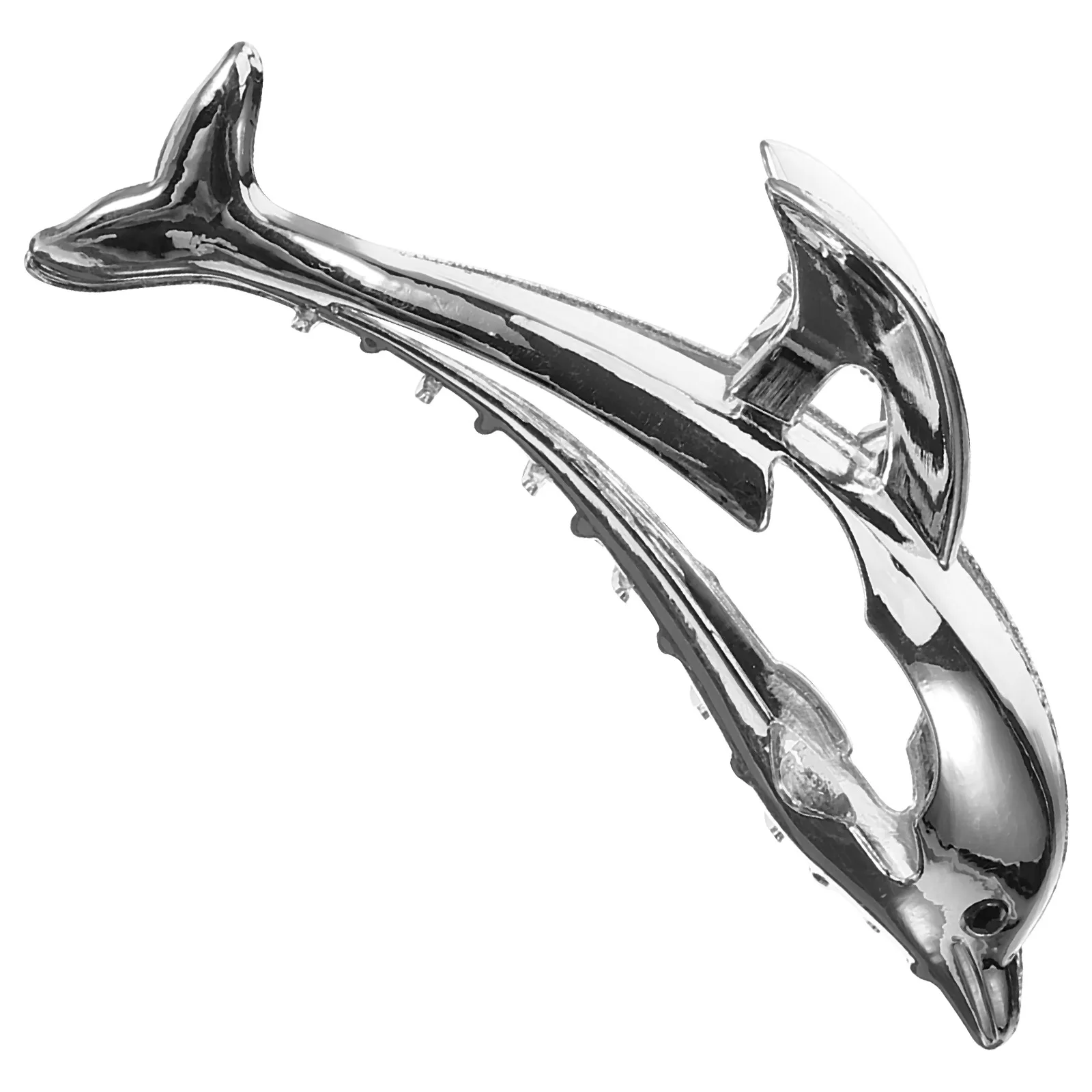 

Metal Dolphin Zinc Alloy Silver For Women Color Small Clips for Women Thin Hair Accessories Unique Hair Jaw Clips