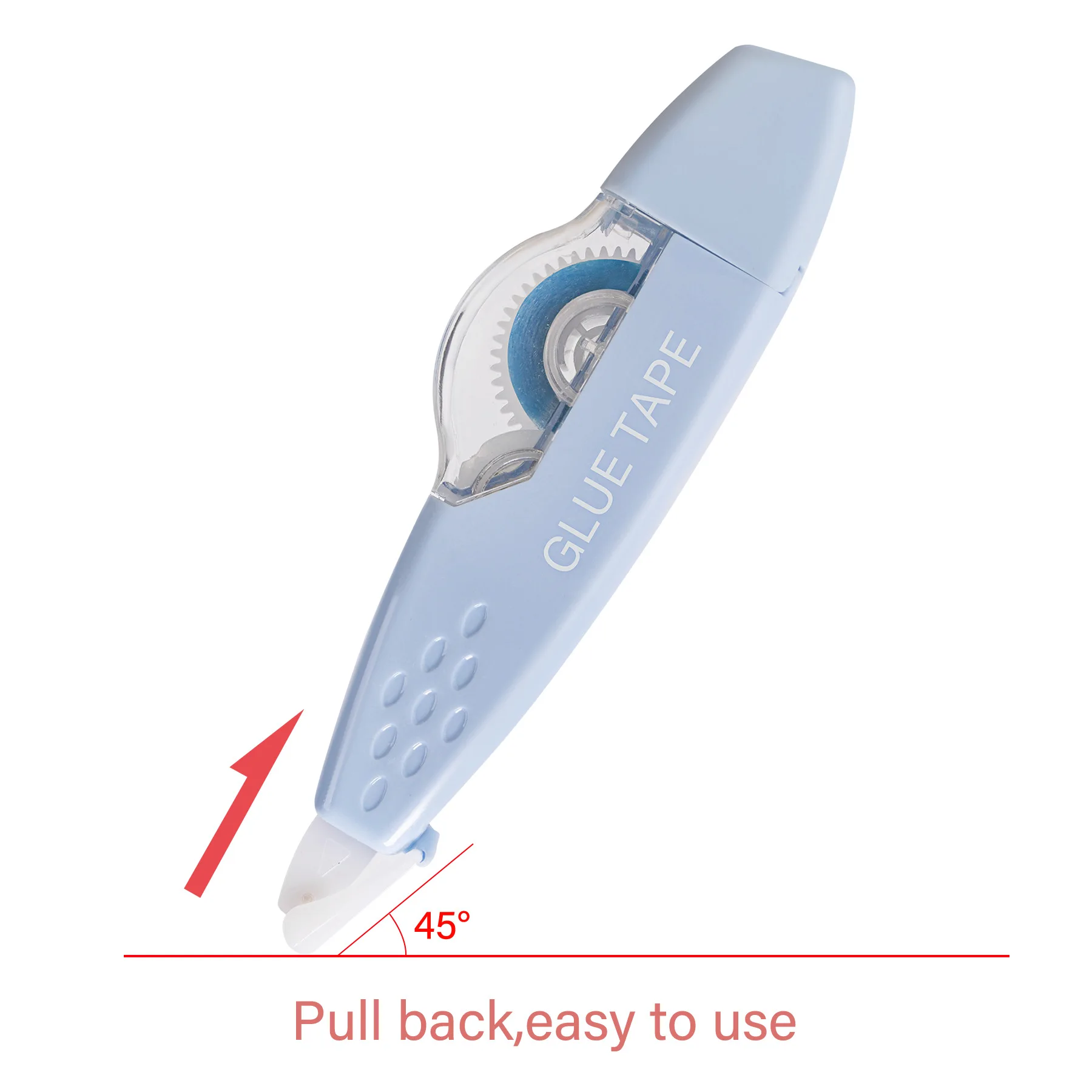 Cinta dispensadora de doble cara, núcleo interno reemplazable, suministros de papelería escolar para álbumes de recortes, cinta enrollable, 4 Uds.
