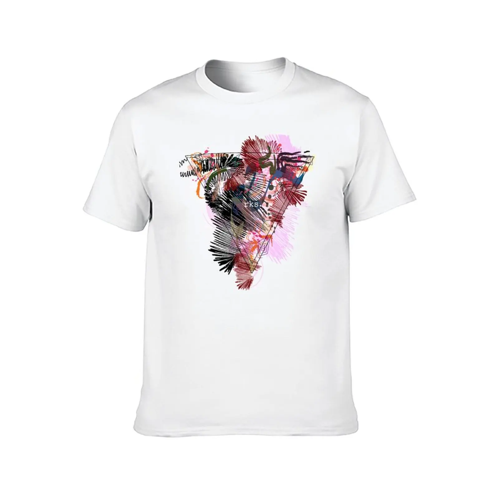 Camiseta triangular Rainbow Kitten Surprise RKS, camiseta de manga corta, ropa de verano, camisa de entrenamiento para hombre