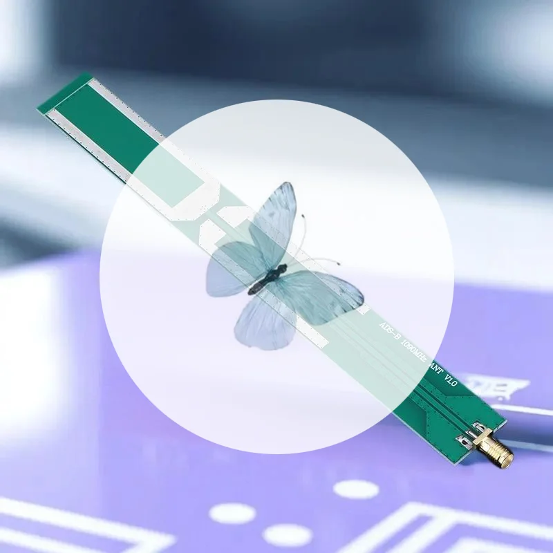 Antena ativa ADS-B 1090MHz, conector SMA aéreo de 2,0dBi, frequência de 1060-1120MHz para experimentos de aviação feitos à casa.