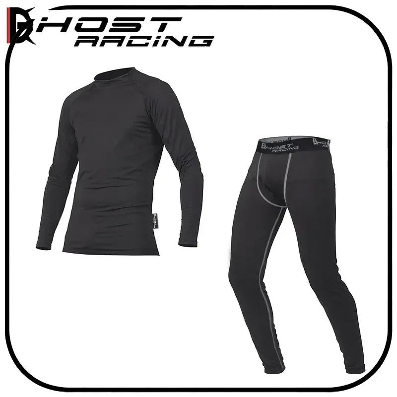

Motorcycle Riding Undershirt Sweat Wicking Breathable Thermal Long Sleeve Slim Fit For Motorcyclists Racers Riding Racing