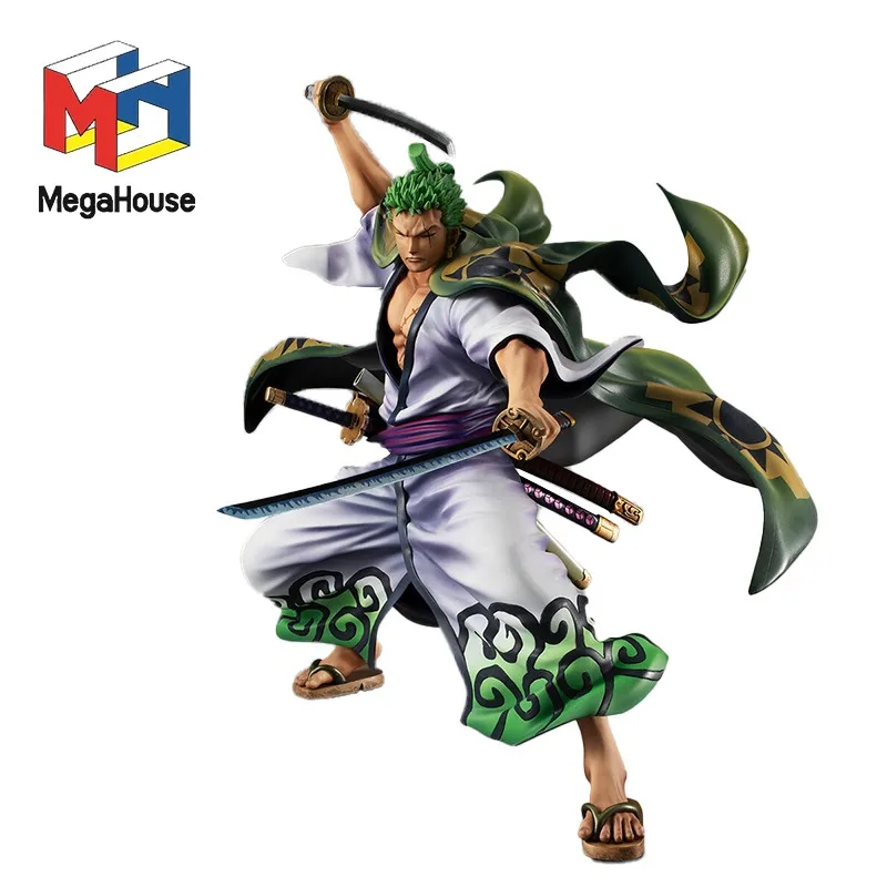 

Stock Genuine Mega House POP One Piece Roronoa Zoro Warriors Alliance 22.5CM PVC Anime Action Figures Collectable Model Toy Gift