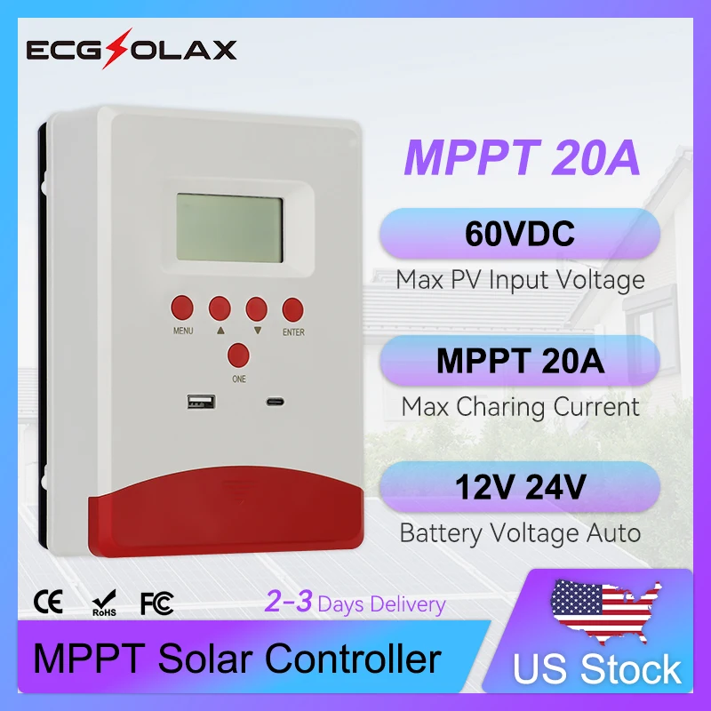 Ecgsolax 20A Mppt S…