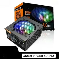 PC PSU Power Supply Unit 500W 600W 700W 800W 1000W Gaming 120mm RGB Fan 220V ATX Desktop computer Power Supply for BTC