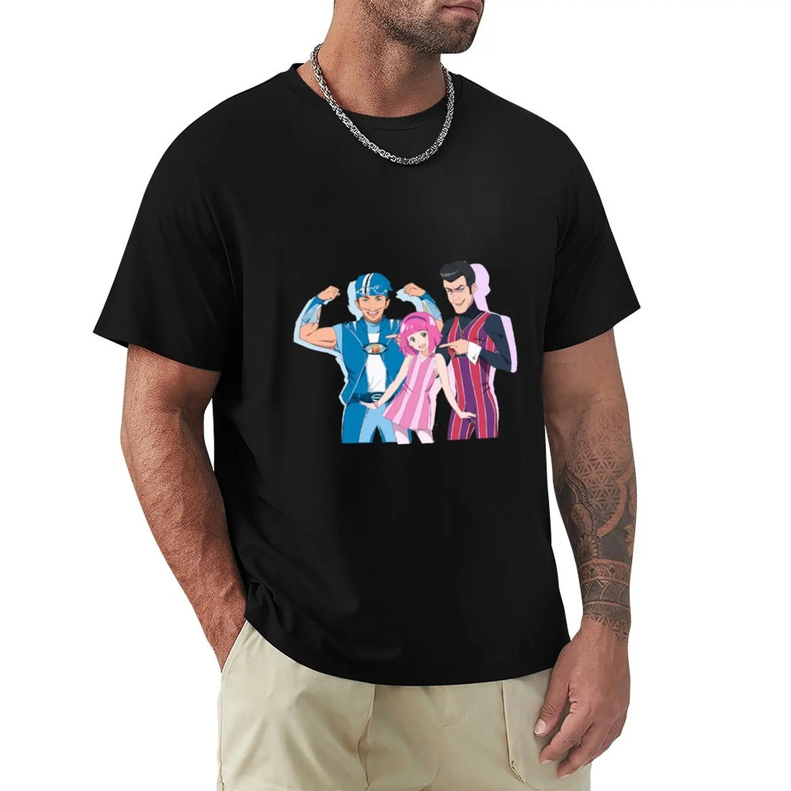 lazytown T-Shirt Utility Casual Work T-Shirt
