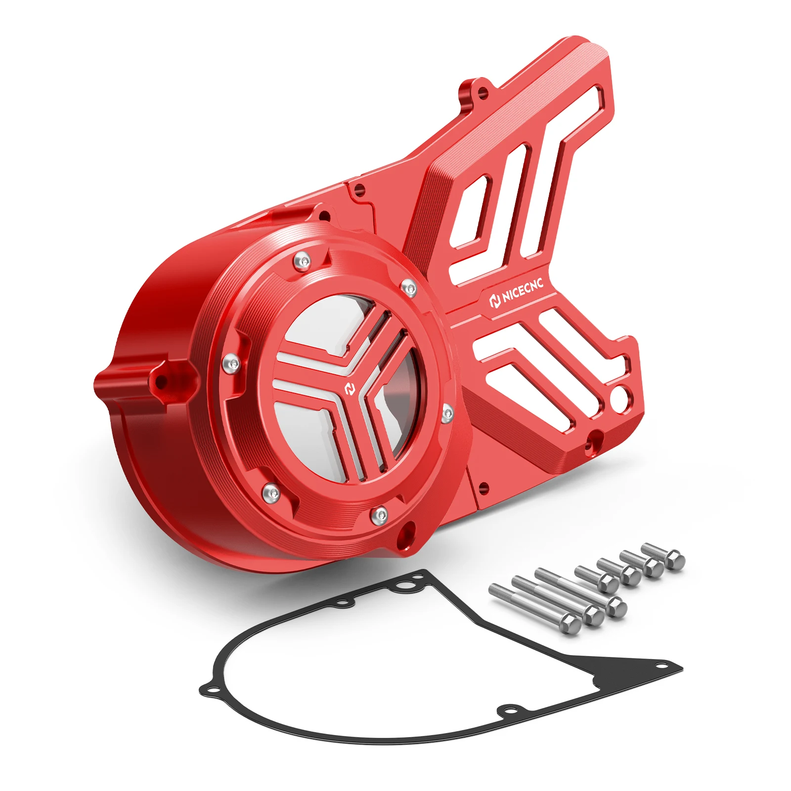 NICECNC für Yamaha Banshee 350 ATV Motor-Statorschutzabdeckung für Banshee 350 YFZ350 1987–2006, leicht zu trennende Abdeckung aus Aluminium – Detail 16