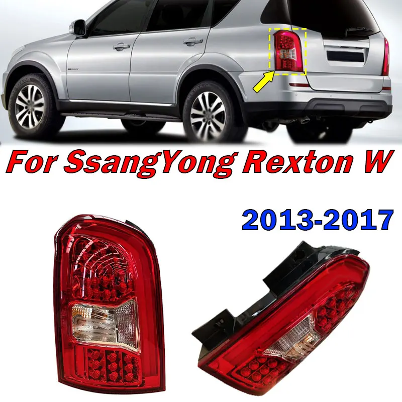 Car Exterior Accessories For SsangYong Rexton W 2013-2017 LED Rear Tail Light Signal Lamp Warning Brake Lamp Assembly 8360108C00