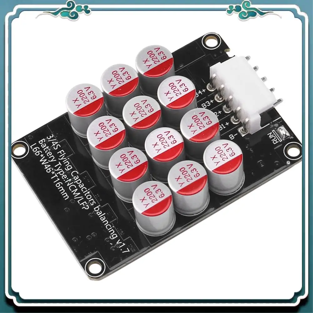 Premium 5A 3S 4S Active Equalizer Balancer Lifepo4/Lipo/Lto Battery Energy Capacitor
