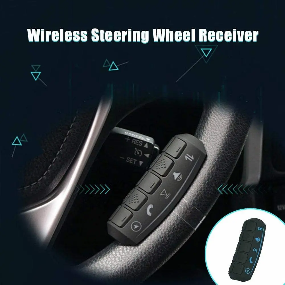 Steering Wheel Button Car Radio DVD GPS Player LCD Backlight Universal Car Remote Controls Wireless Controller