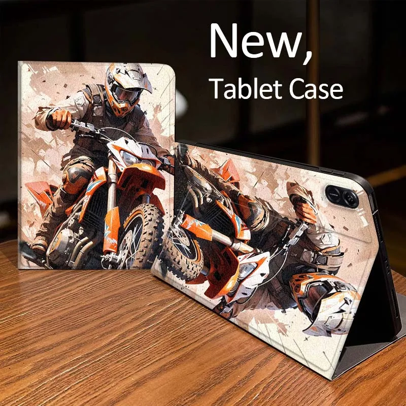 

Motorcycle Rider Anime Cool For Huawei MatePad Air SE Pro M6 M5 M2 T10s T5 10 11 12.6 11.5 12 X 10.8 Inch 10.1 Tablet Case