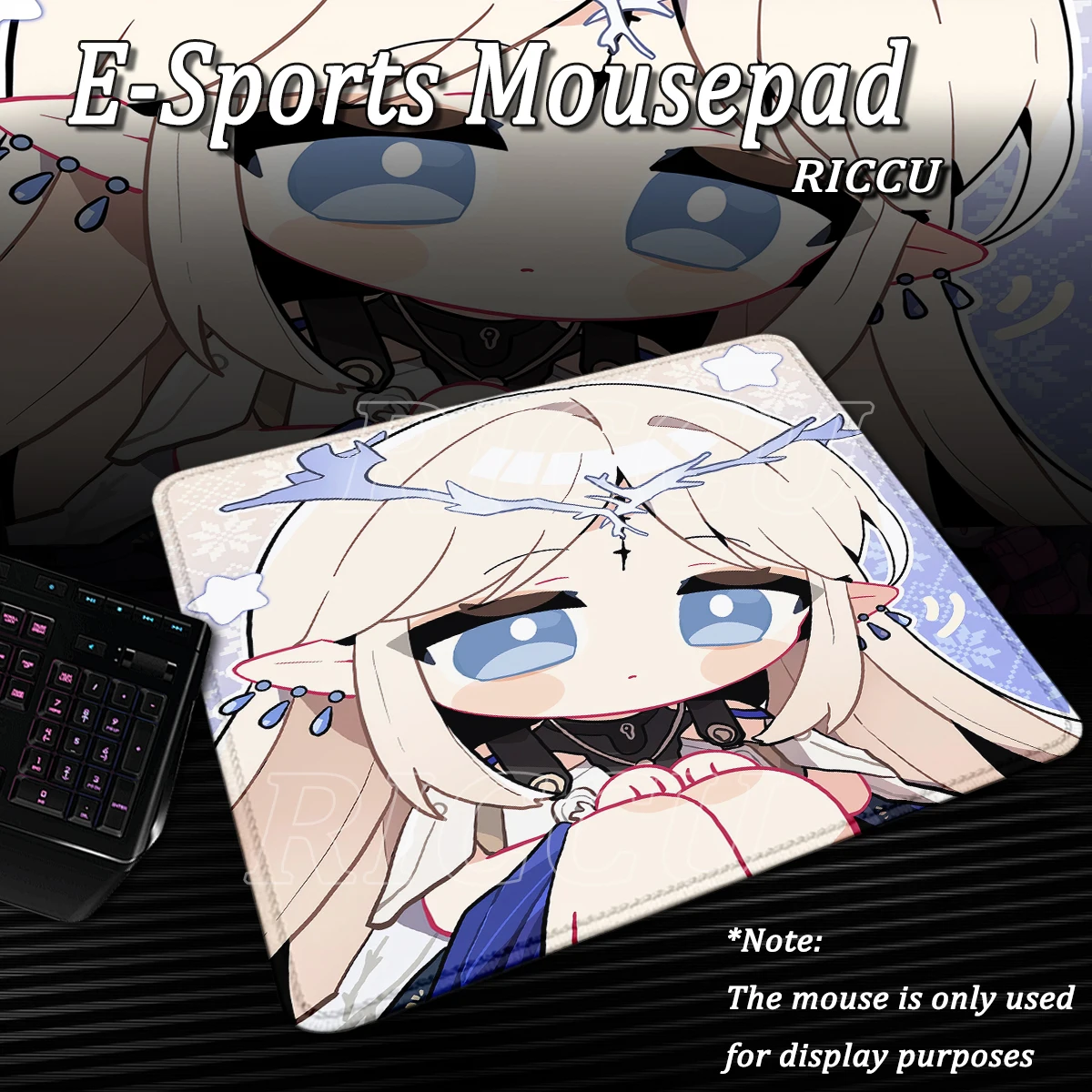 

Game Wuthering Waves Small Mousepad PC E-sports Desk Mat Keyboard Cute Cartethyia Zani Table Pad Laptop Cushion Non-slip Deskpad