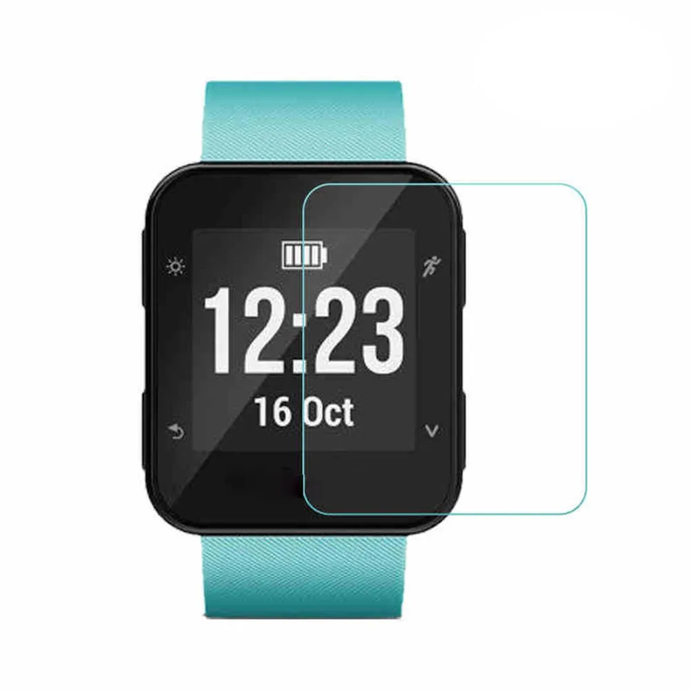 3Pcs Watch Tempered Glass Screen Protector 0.26mm 9H Hardness Explosion-Proof Scratch-Resistant Film for Forerunner 35