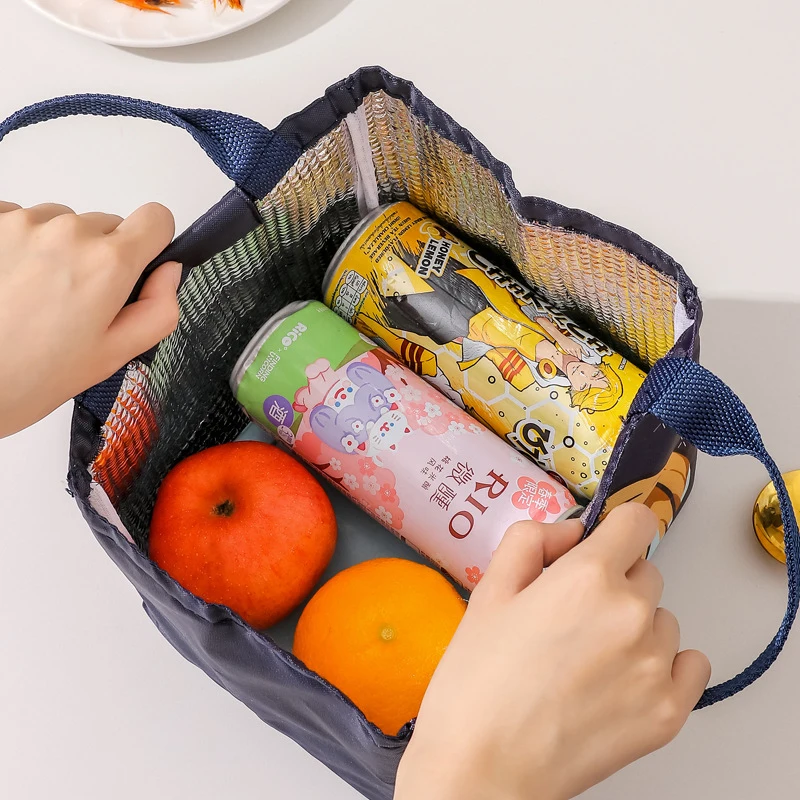 Borsa per il trasporto del pranzo borse termiche portatili isolate per le donne bambini viaggio scolastico pranzo Picnic cena borse per alimenti più fresche