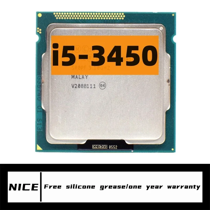 

Core i5 3450 3.1 GHz Quad-Core Quad-Thread CPU Processor L2=1M L3=6M 77W LGA 1155